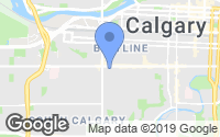Map of Auburn Bay, AB