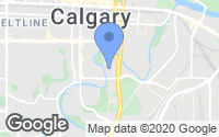 Map of Auburn Bay, AB